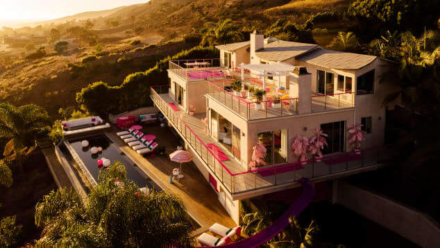 Malibu Barbie Dream House Available to Rent on Air BNB