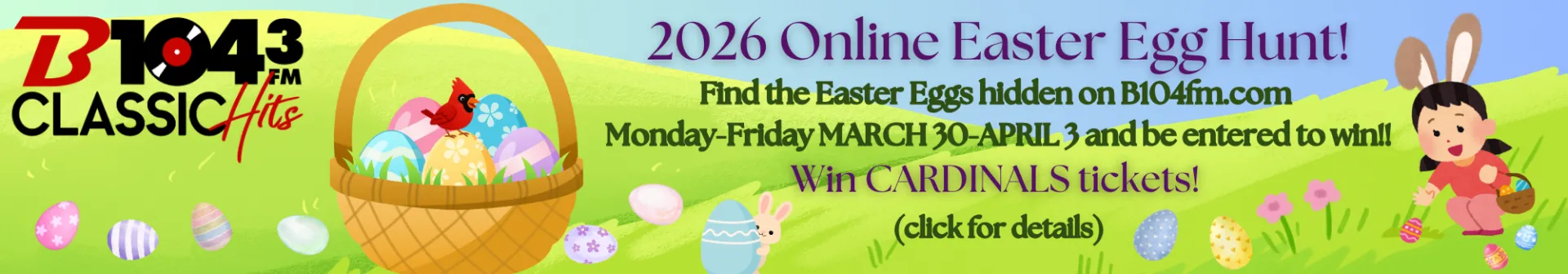 EASTER EGG HUNT: Cardinals Tickets