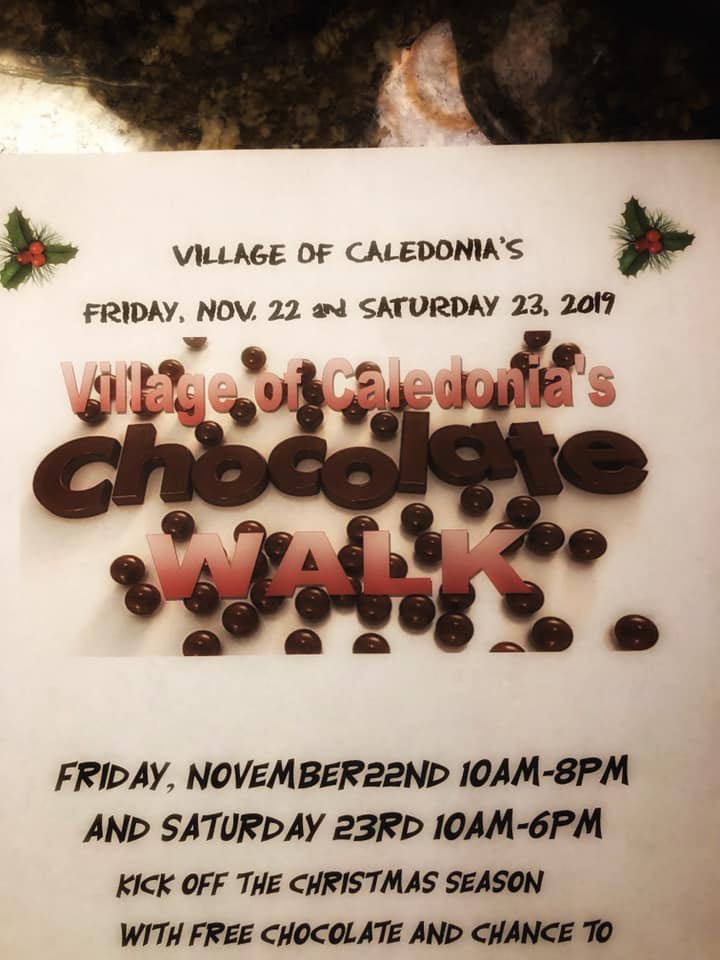 Caledonia Chocolate Walk Christmas Open House